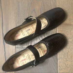 Vintage 1960s MOD SWING DANCE mary jane shoes 60s twiggy pinup prairie size 8